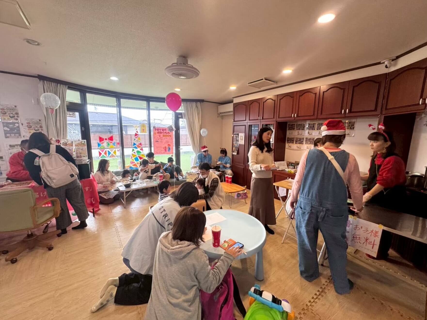 子ども食堂の開催の様子
